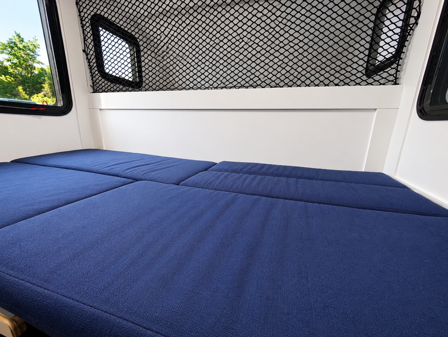 Dinette converted to bed